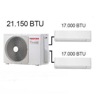 TOSHİBA MULTİ KLİMA 2 Lİ KOMBİNASYON (17+17)